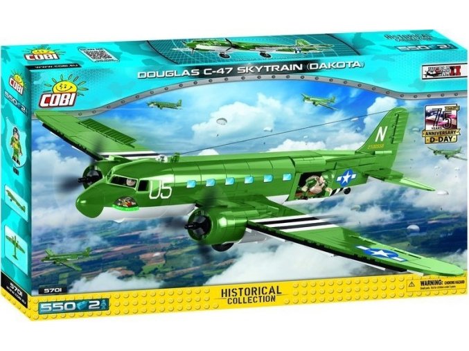 Cobi 5701 SMALL ARMY – II WW Douglas C-47 Skytrain (Dakota) D-Day Edition