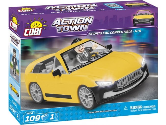 ACTION TOWN Závodní auto GTS, 109 k, 1 f