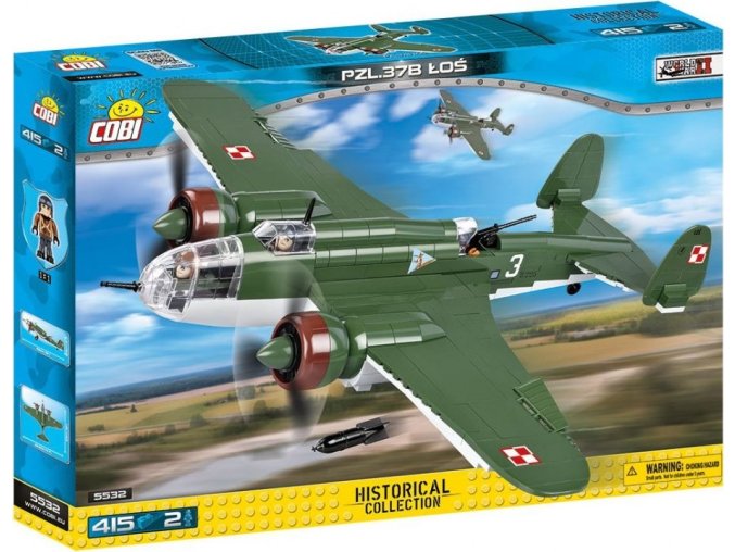 Cobi 5532 Small Army II WW PZL-37b Los