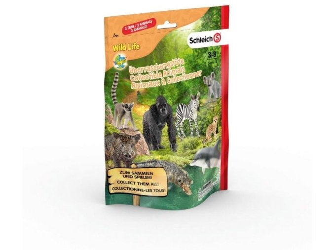 Schleich 87862 Sáček s překvapením - africká zvířátka L, série 4