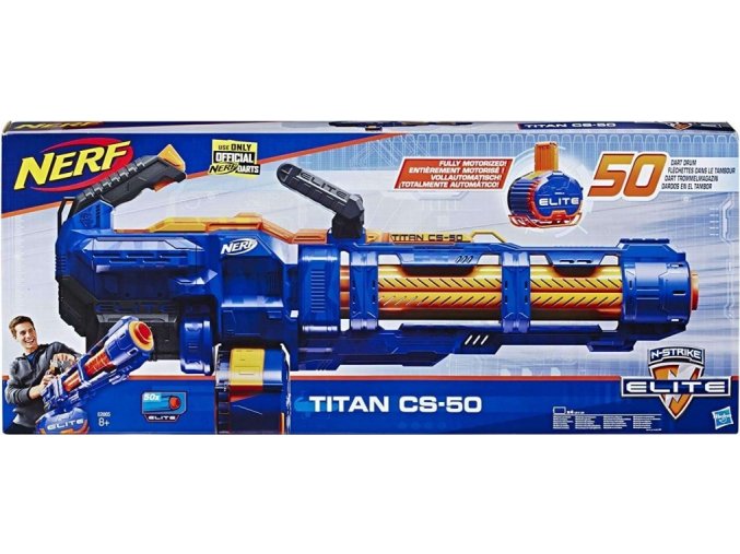 NERF Elite TITAN CS-50 s bubnovým zásobníkem