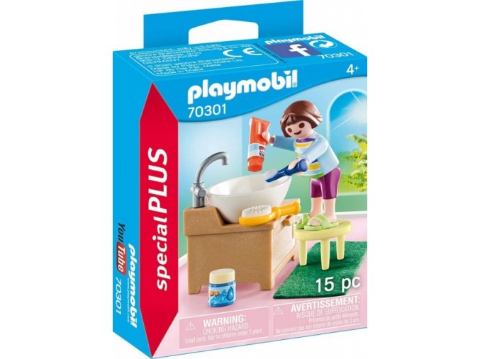 PLAYMOBIL 70301 Holčička při čištění zoubků