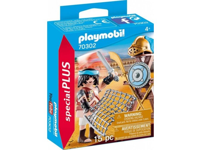 PLAYMOBIL® 70302 Gladiátor se stojanem na zbraně