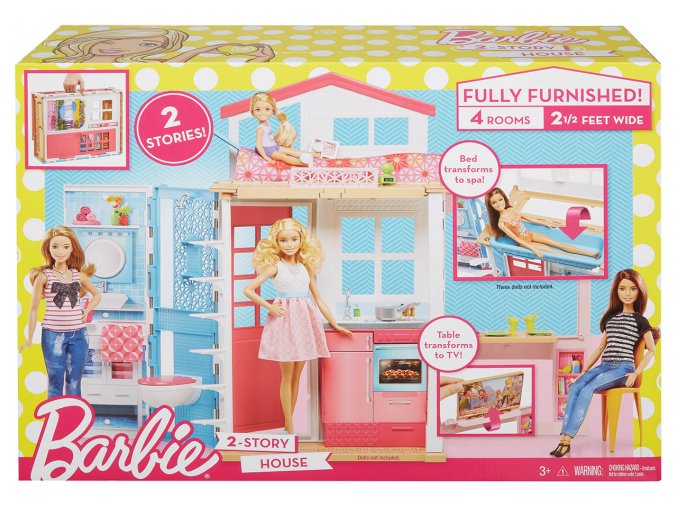 Barbie DŮM 2V1