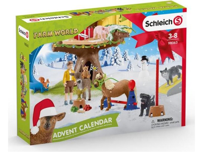 Schleich 98063 Adventní kalendář Domácí zvířata 2020