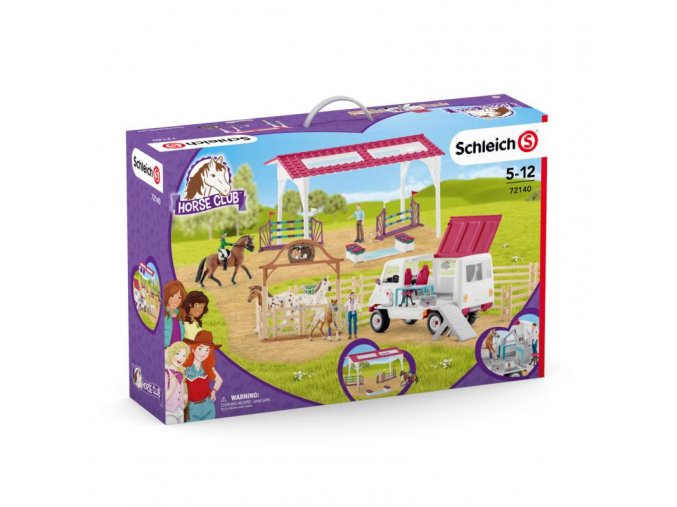 Schleich 72140 spicialni velka sada s mobilni veterinou a jizdarnou 1