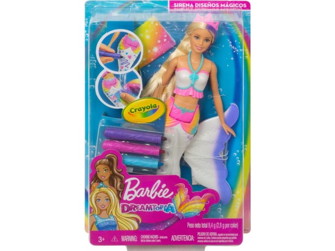 Barbie Dreamtopia Crayola morska vila 1