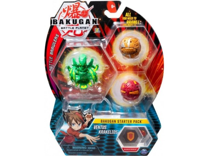 Bakugan startovací sada Ventus Krakelios