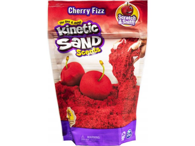 Kinetic Sand Kinetický písek voňavý červený Cherry 227g