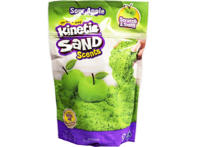 Kinetic Sand Kinetický písek voňavý zelený Apple 227g