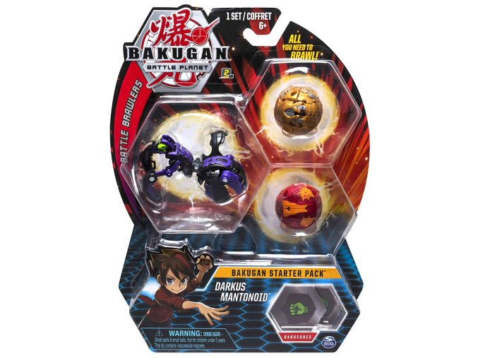 Bakugan startovaci sada Darkus Mantonoid 1