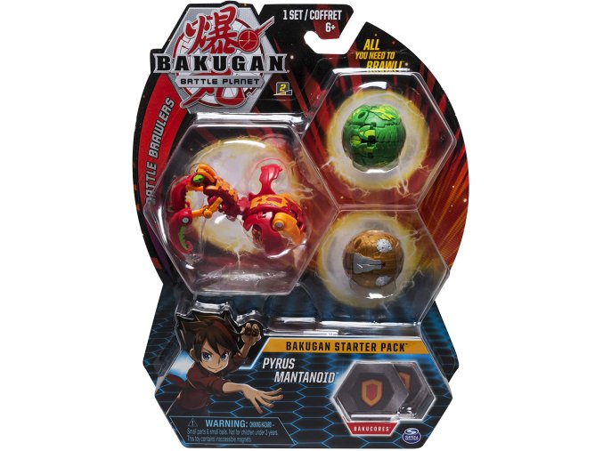 Bakugan startovaci sada Pyrus Mantanoid 1