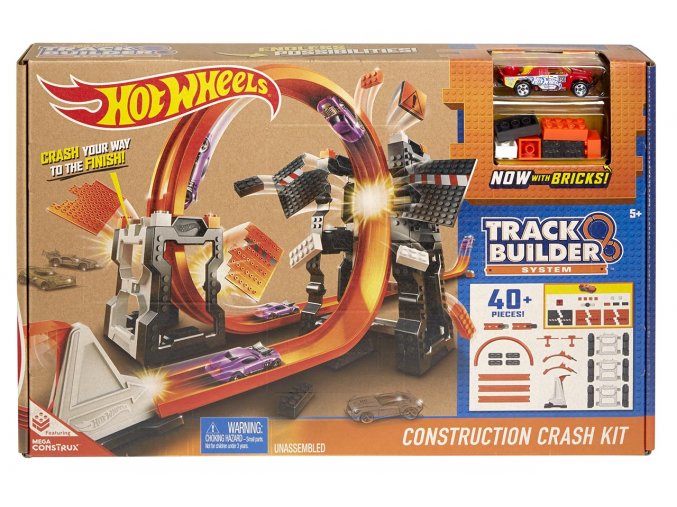 Hot Wheels TRACK BUILDER BOURACÍ SET