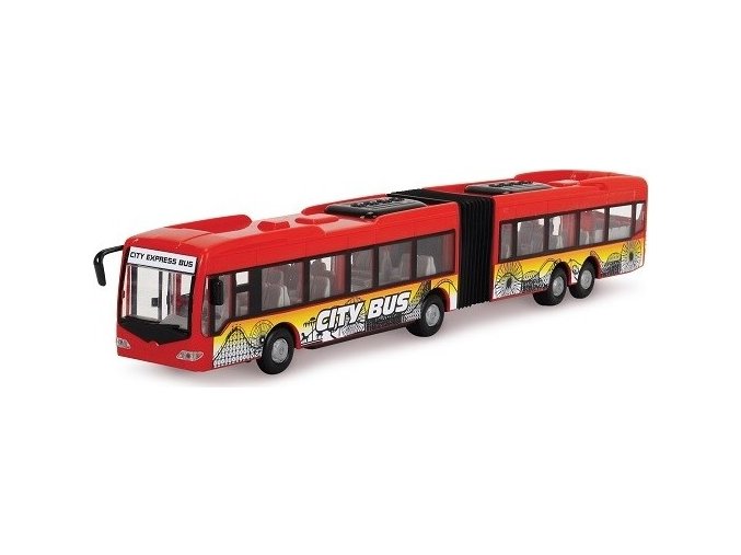 Autobus City Express 46 cm červený