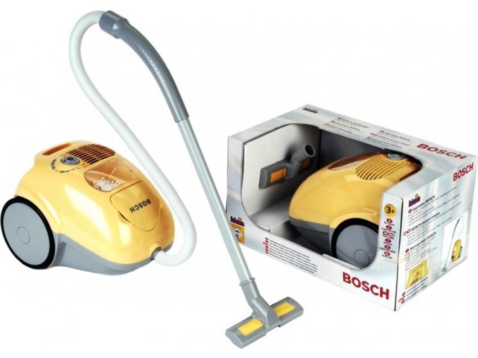 Dětský vysavač Bosch žlutý s funkcemi