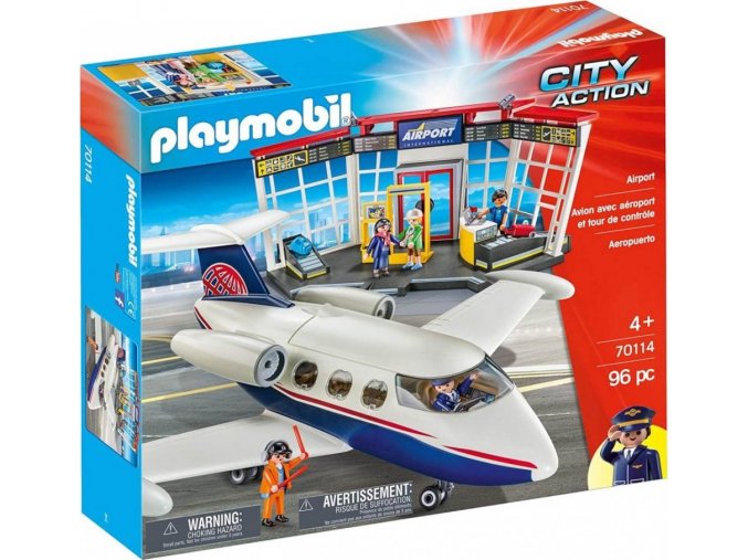 PLAYMOBIL® 70114 Letiště s letadlem