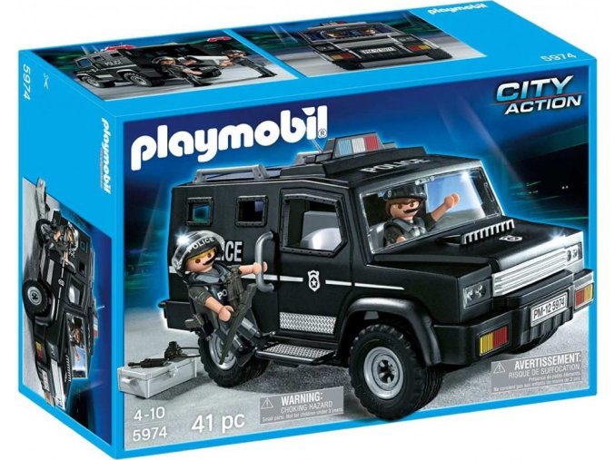 PLAYMOBIL 5974 Terénní vozidlo speciální jednotky