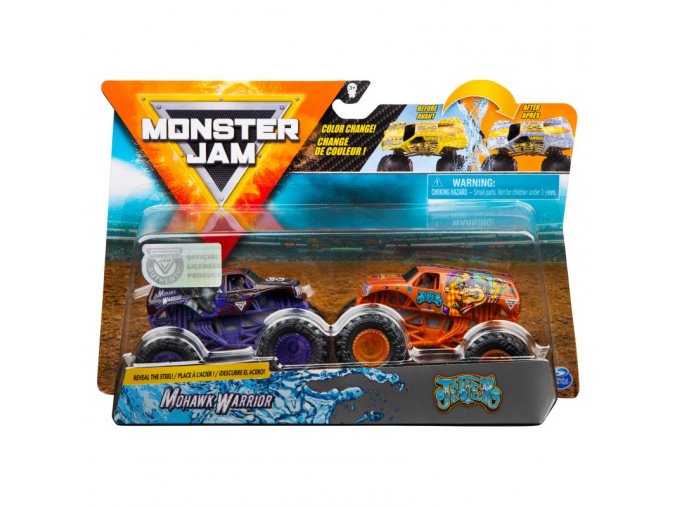 Spin Master Monster Jam sberatelska auta dvojbaleni mohawk Warrior Jester 1