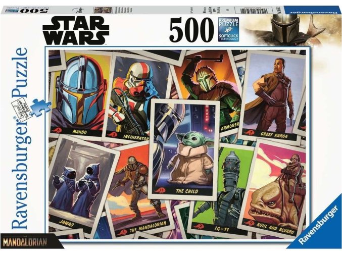 Ravensburger 16561 Puzzle Star Wars The Mandalorian - Baby Yoda 500 dílků