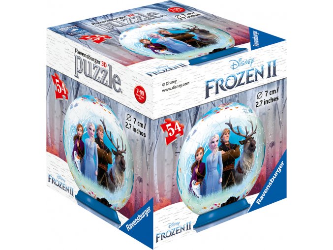 Ledové království 2 - 3D puzzle 54 dílků