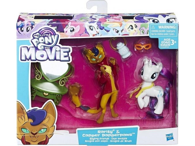 MLP My Little Pony Set 2 poníků Rarity a Capper Dapperpaws