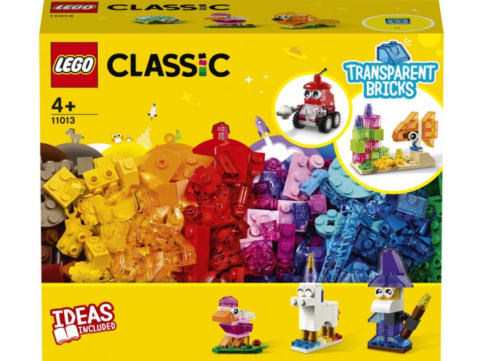 LEGO® Classic 11013 Průhledné kreativní kostky