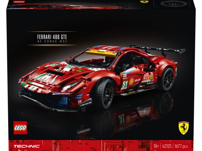 LEGO® Technic 42125 Ferrari 488 GTE „AF Corse #51”