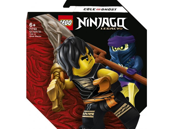 LEGO® Ninjago 71733 Epický souboj – Cole vs. přízračný válečník