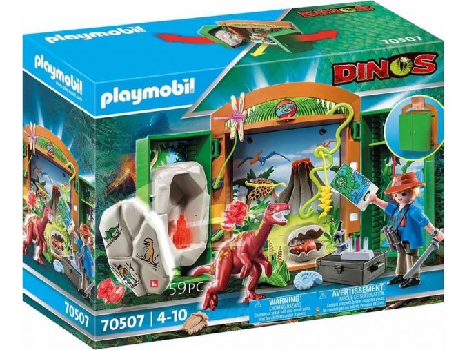 PLAYMOBIL® 70507 Přenosný box Výzkum dinosaurů
