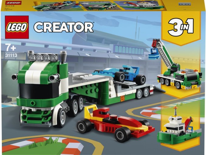 LEGO® Creator 31113 Kamion pro přepravu závodních aut