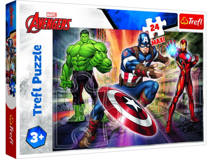 Puzzle MAXI - Disney Marvel The Avengers 24 dílků