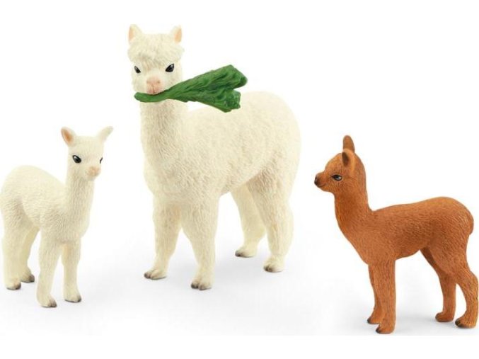 Schleich 42544 Rodina lam Alpaka