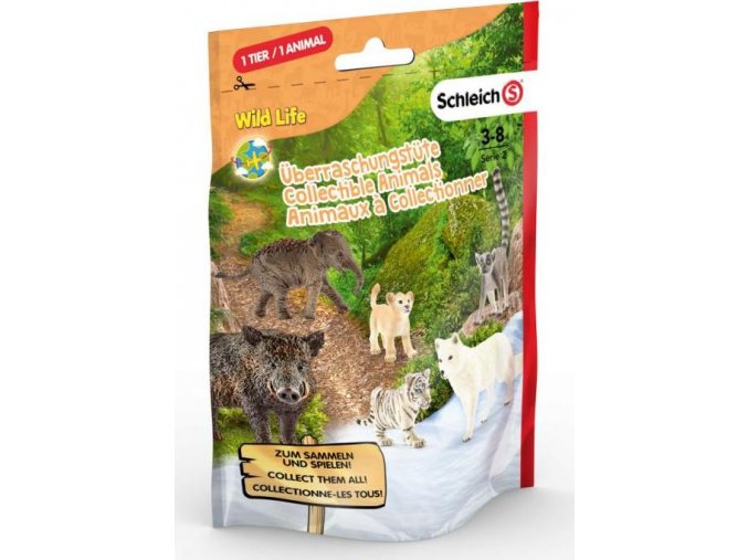 Schleich 87860 Sáček s překvapením - africká zvířátka XS, série 2