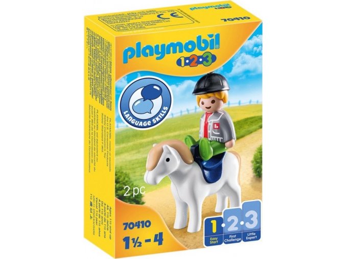 PLAYMOBIL 70410 Chlapec s poníkem (1.2.3)