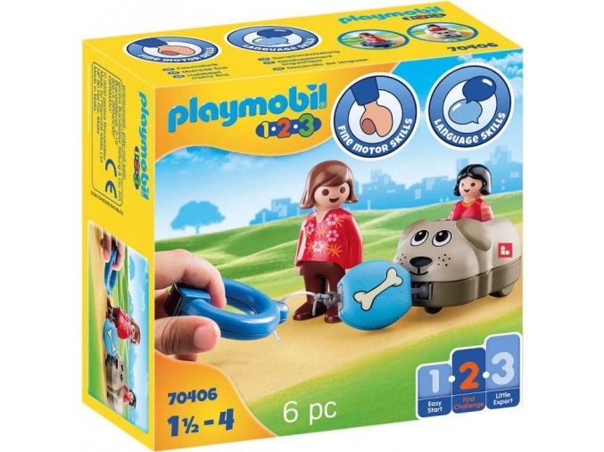 PLAYMOBIL 70406 Vagon pejsek (1.2.3)