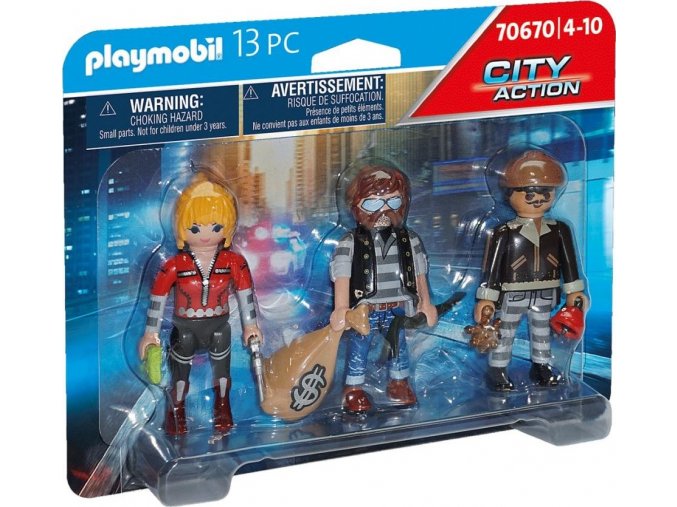 PLAYMOBIL 70670 Set figurek Lupiči