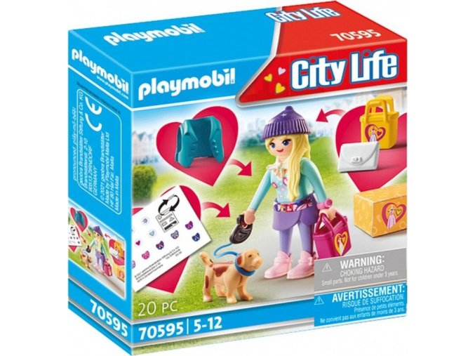 PLAYMOBIL 70595 Fashion Girl s pejskem