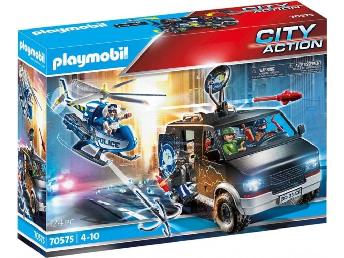 PLAYMOBIL 70575 Policejní helikoptéra: Pronásledování vozidla