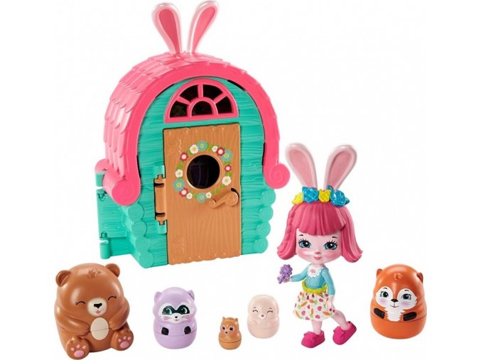 ENCHANTIMALS Tajné útočiště nejlepších přátel Bree Bunny Cabin