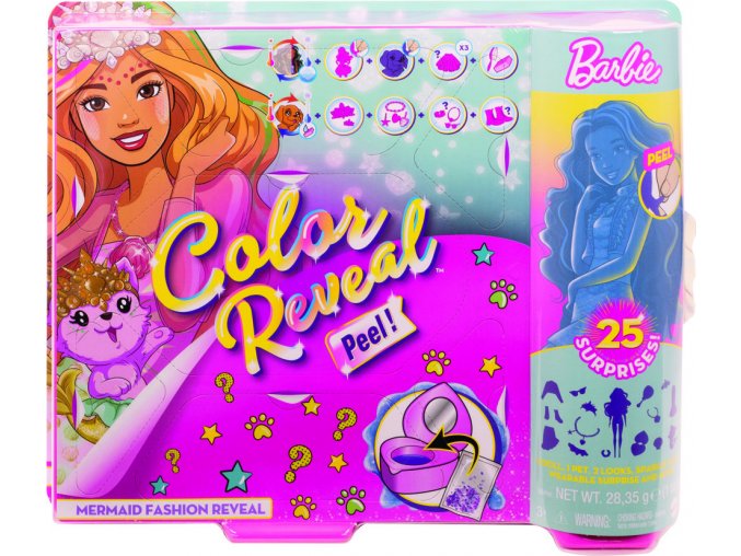 Barbie Color Reveal fantasy mořská panna