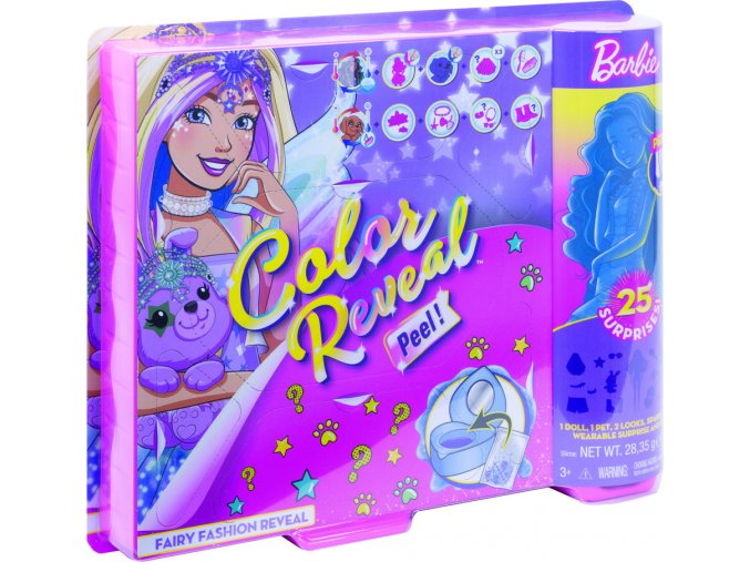 Barbie Color Reveal fantasy víla