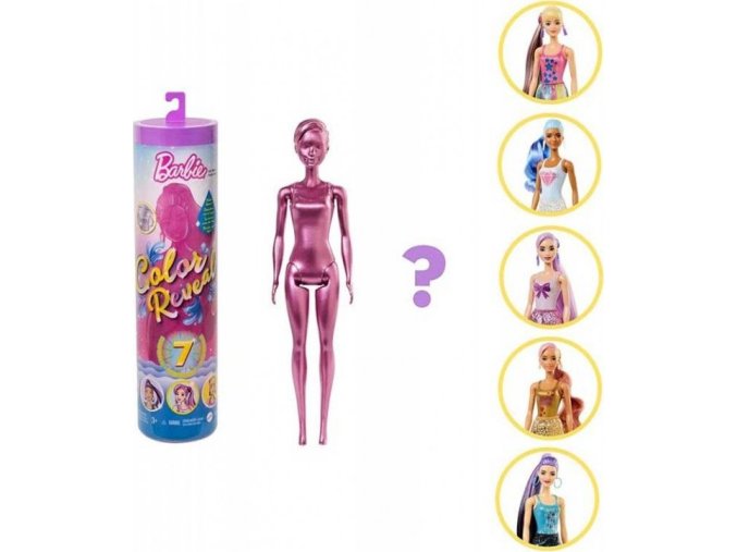 Barbie COLOR REVEAL Třpytivá vlna
