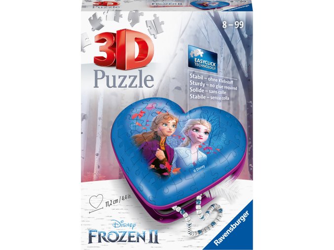 Puzzle srdce Disney ledové království 2  54 dílků