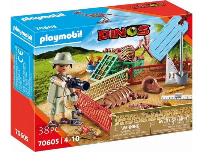 PLAYMOBIL 70605 Dárkový set: Paleontolog