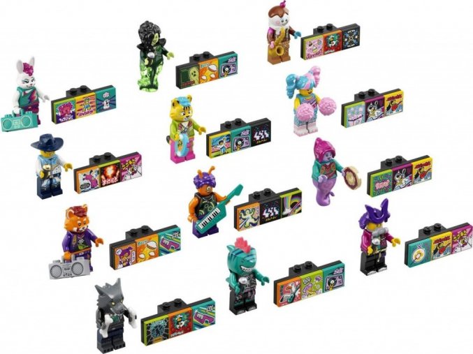 LEGO® VIDIYO 43101 Ucelená kolekce 12 minifigurek Bandmate