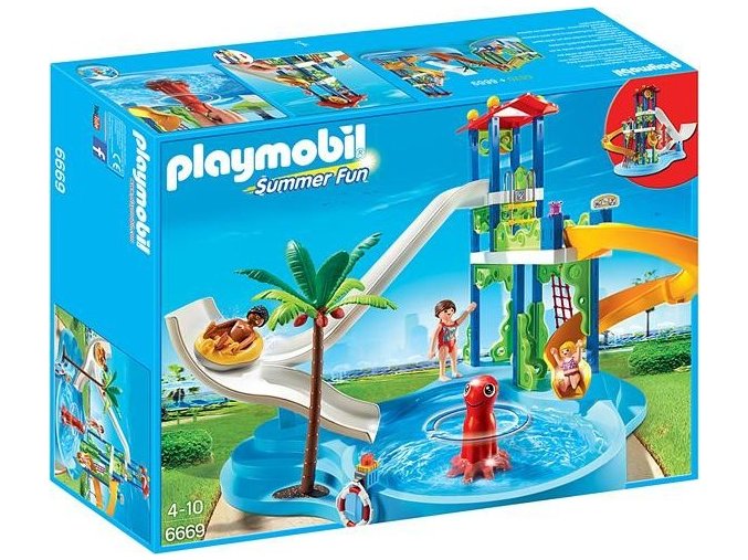 PLAYMOBIL 6669 Aquapark s tobogánem