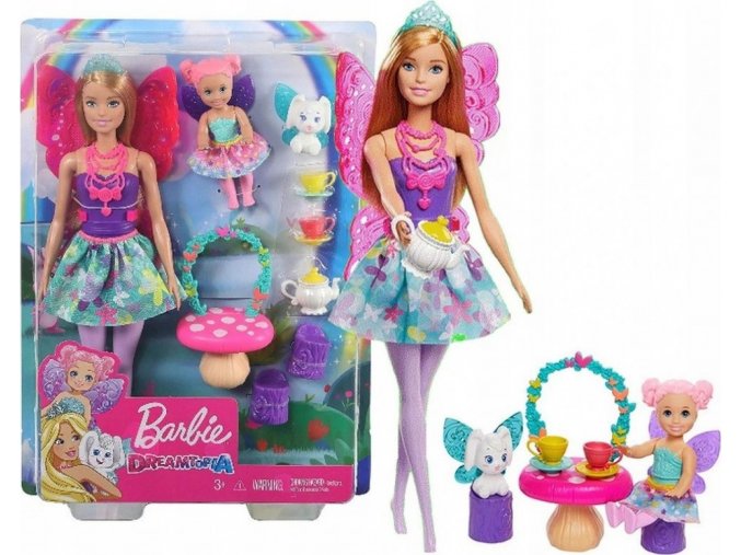 Barbie Dreamtopia Čajová párty herní set