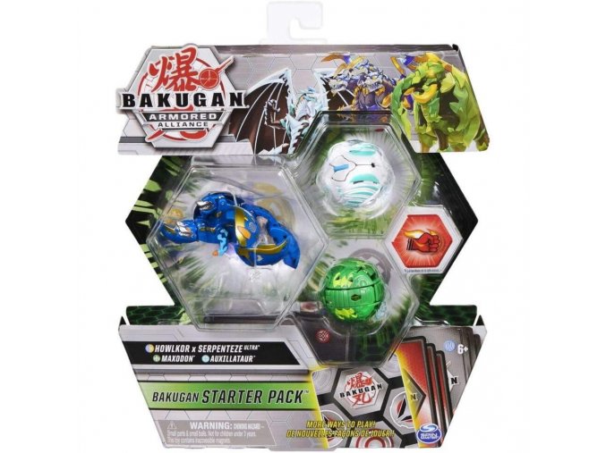 Bakugan Howlkor Serpenteze Ultra startovaci sada 3 ks 1