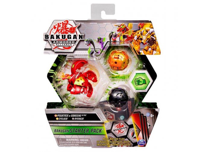 Bakugan Pegatrix Goreene Ultra startovaci sada 3 ks 1