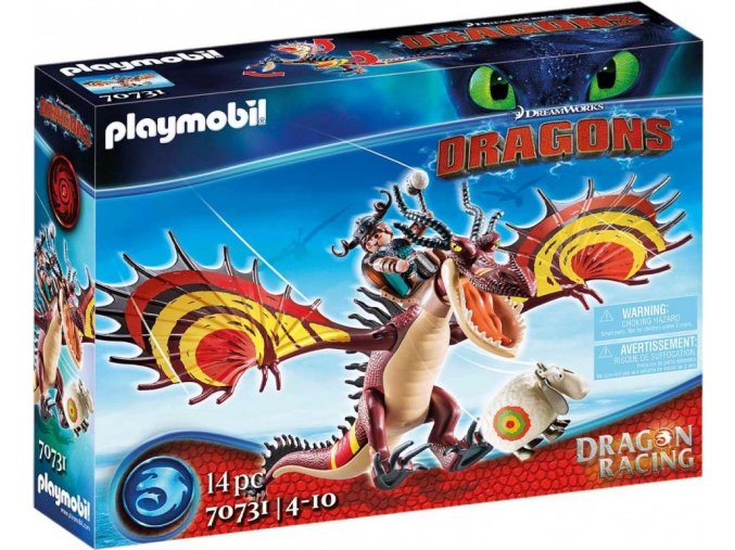 PLAYMOBIL 70731 Dragon Racing: Snoplivec a Tesák